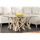 Konferenčný stolík driftwood hnedý 80 cm