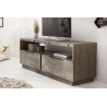 Masívny TV stolík Quinta 150cm borovica sivý