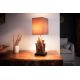 Nočná lampa s tienidlom Paradise 45 cm naplavené drevo hnedá