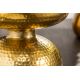 Okrúhly konferenčný stolík Mansour 36 cm hliník zlatý