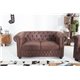 Pohovka Chesterfield 2er vintage