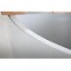 Okrúhly konferenčný stolík Special Storage II 70 cm kov masív mango biely