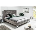 Luxusná posteľ Royalty 160x200cm strieborná